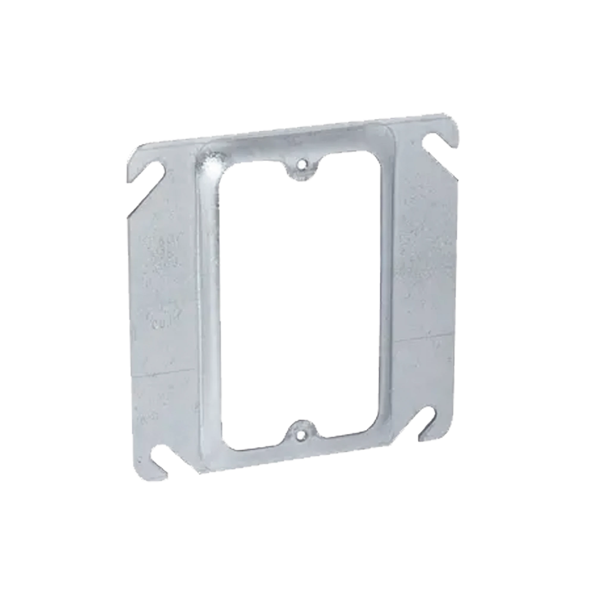 SOBRETAPA CUADRADA DE 4" DE ACERO GALVANIZADO CON REALCE DE 1/4".-Canalización-RACO-HUB-771-Bsai Seguridad & Controles