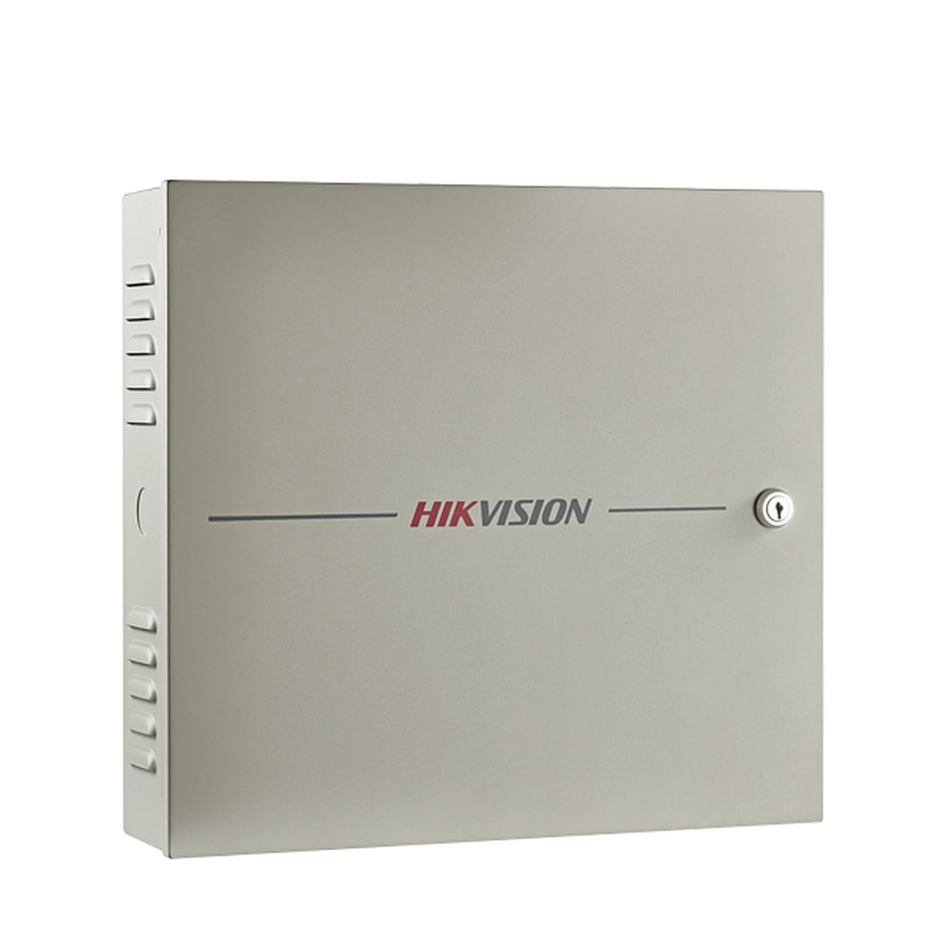 CONTROLADOR DE ACCESO 1 PUERTA / 2 LECTORES DE HUELLA O TARJETA / INTEGRACIÓN CON CÁMARAS / 100,000 TARJETAS / INCLUYE GABINETE Y FUENTE DE ALIMENTACIÓN 12VCD/8A / SOFTWARE GRATUITO-Paneles de Control de Acceso-HIKVISION-Bsai Seguridad & Controles