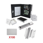 KIT DE CONTROL DE ACCESO CON TARJETA PARA 1 PUERTA CON LECTOR DE ENTRADA Y SALIDA / TODO INCLUIDO / SOFTWARE IVMS4200 INCLUIDO-Paneles de Control de Acceso-HIKVISION-Bsai Seguridad & Controles