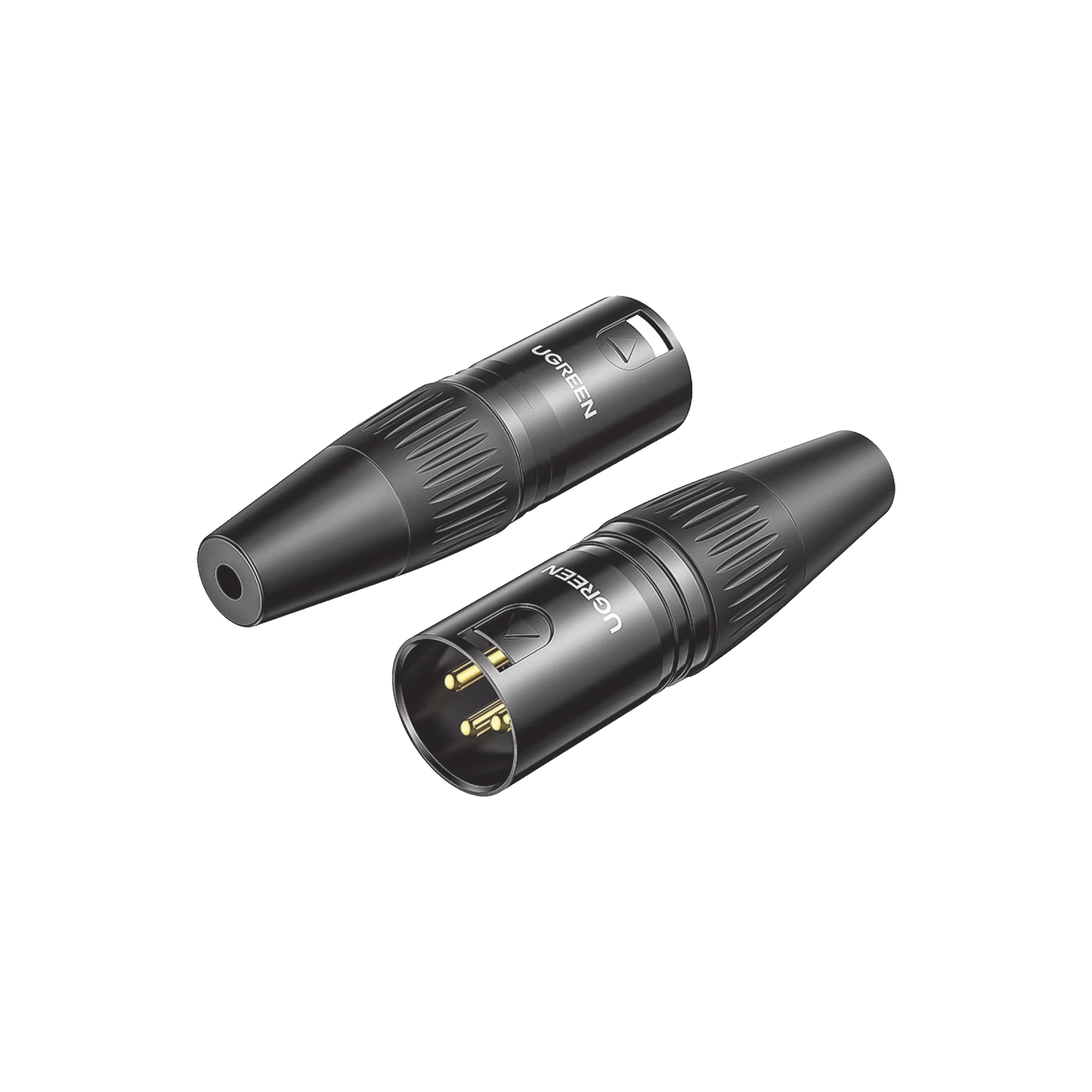 CONECTOR DE AUDIO TIPO CANNON MACHO / SOLDABLE-Megafonia y Audioevacuacion-UGREEN-Bsai Seguridad & Controles