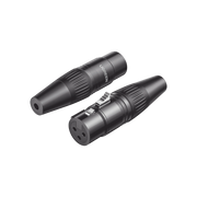 CONECTOR DE AUDIO TIPO CANNON HEMBRA / SOLDABLE-Megafonia y Audioevacuacion-UGREEN-Bsai Seguridad & Controles