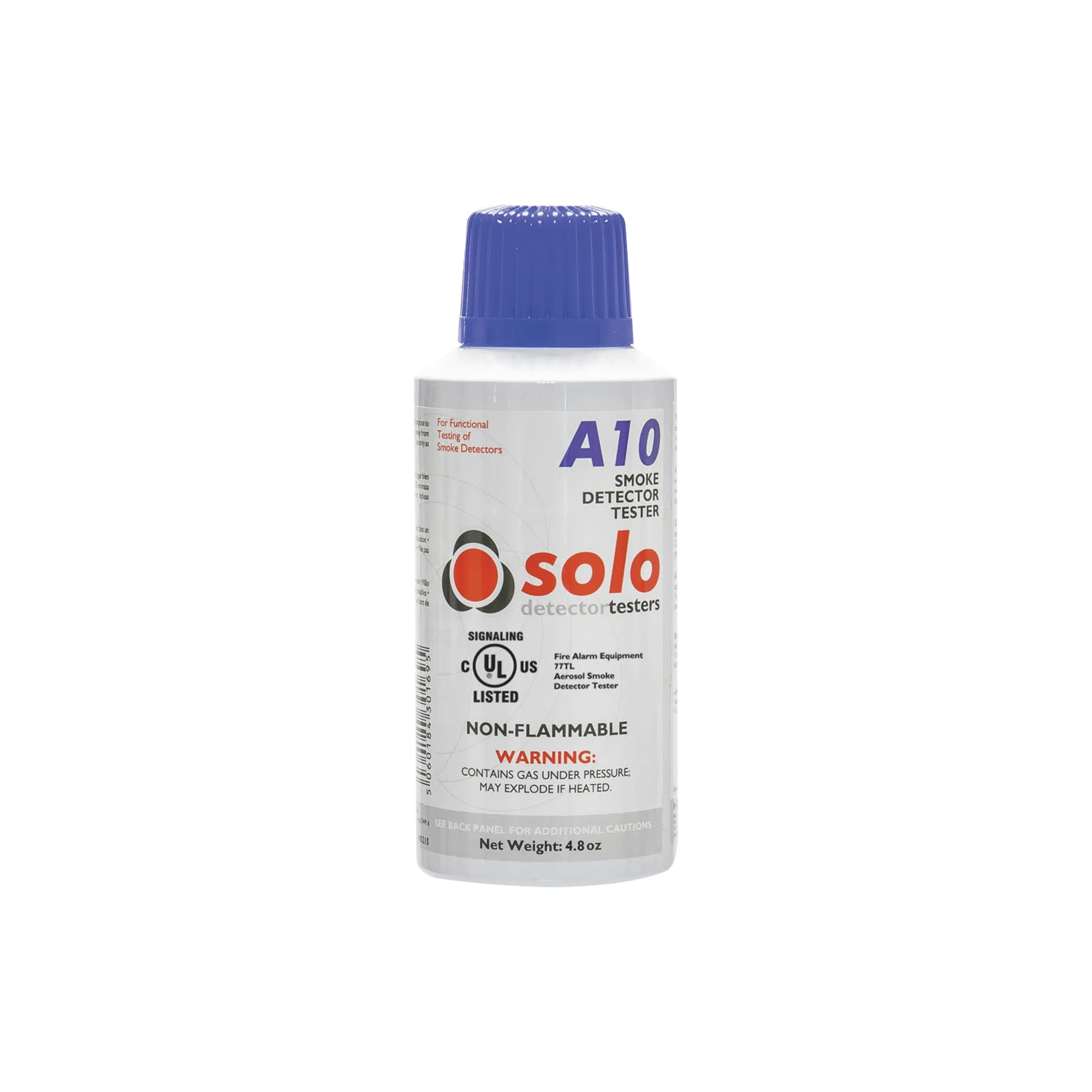 HUMO SINTÉTICO, NO-INFLAMABLE, NO TÓXICO, LIBRE DE SILICONA, SIN RESIDUOS PELIGROSOS, PARA PROBAR DETECTORES DE HUMO EN DISPENSADORES SOLO-330/SOLO-332, LISTADO UL-Herramientas-SDI-Bsai Seguridad & Controles