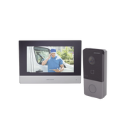 KIT DE VIDEOPORTERO IP POE ESTANDAR CON LLAMADA A APP DE SMARTPHONE (HIKCONNECT) / APERTURA CON TARJETA MIFARE / FRENTE DE CALLE IP65 / SOPORTA 1 DEPARTAMENTO-Videoporteros e Interfonos-HIKVISION-Bsai Seguridad & Controles