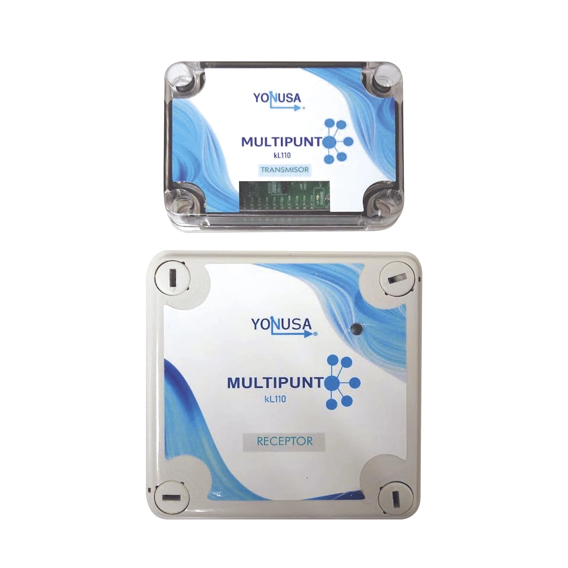 KIT TRANSMISOR / RECEPTOR INALÁMBRICO PARA KLT110 / 1 KM LINEA DE VISTA / SOPORTA 10 EQUIPOS-Cercas Eléctricas-YONUSA-Bsai Seguridad & Controles