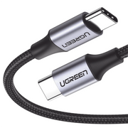 CABLE USB-C A USB-C / 1 METRO / CARCASA DE ALUMINIO / NYLON TRENZADO / TRANSFERENCIA DE DATOS HASTA 480 MBPS / SOPORTA CARGA RÁPIDA DE HASTA 60W-Accesorios-UGREEN-Bsai Seguridad & Controles