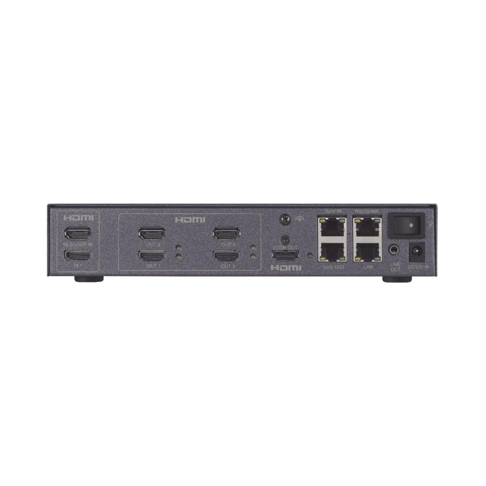 CONTROLADOR DE VIDEOWALL 4K ADMINISTRABLE/ 2 ENTRADAS HDMI / 4 SALIDAS HDMI / SOPORTA CONEXIÓN EN CASCADA-Monitores Pantallas y Mobiliario-HIKVISION-Bsai Seguridad & Controles