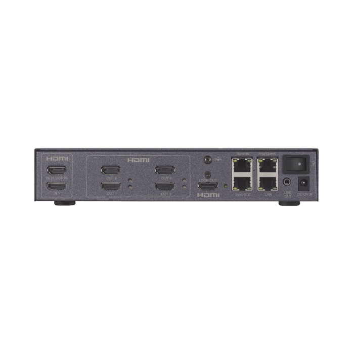 CONTROLADOR DE VIDEOWALL 4K ADMINISTRABLE/ 2 ENTRADAS HDMI / 4 SALIDAS HDMI / SOPORTA CONEXIÓN EN CASCADA-Monitores Pantallas y Mobiliario-HIKVISION-Bsai Seguridad & Controles