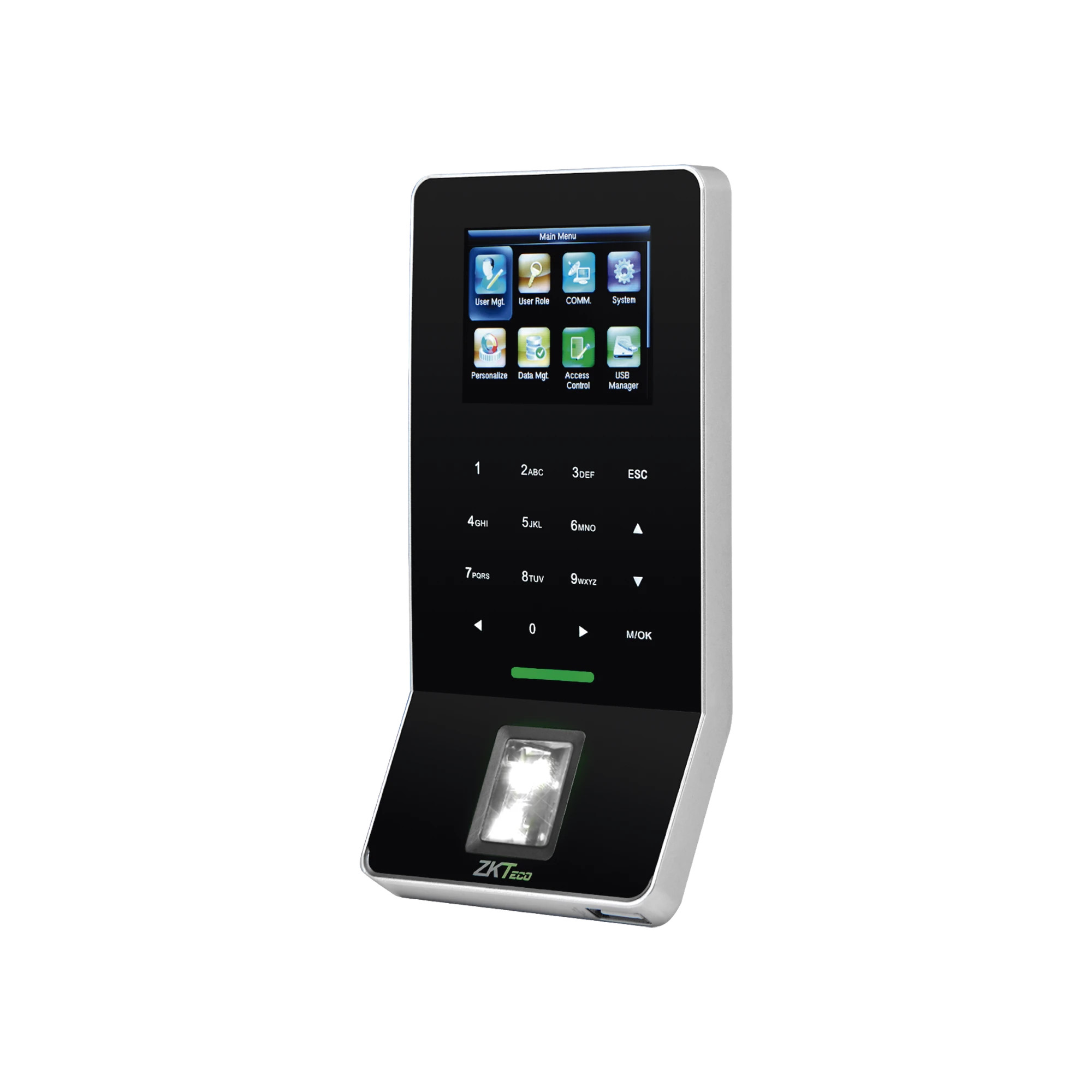 LECTOR BIOMÉTRICO DE HUELLA / MIFARE® / SILKID / 3000 USUARIOS / ADMS GRATIS / WIFI / TECLADO TÁCTIL / ESTÉTICO / SOPORTA DDNS CON BIOTIME 7-Biometricos-ZKTECO-Bsai Seguridad & Controles