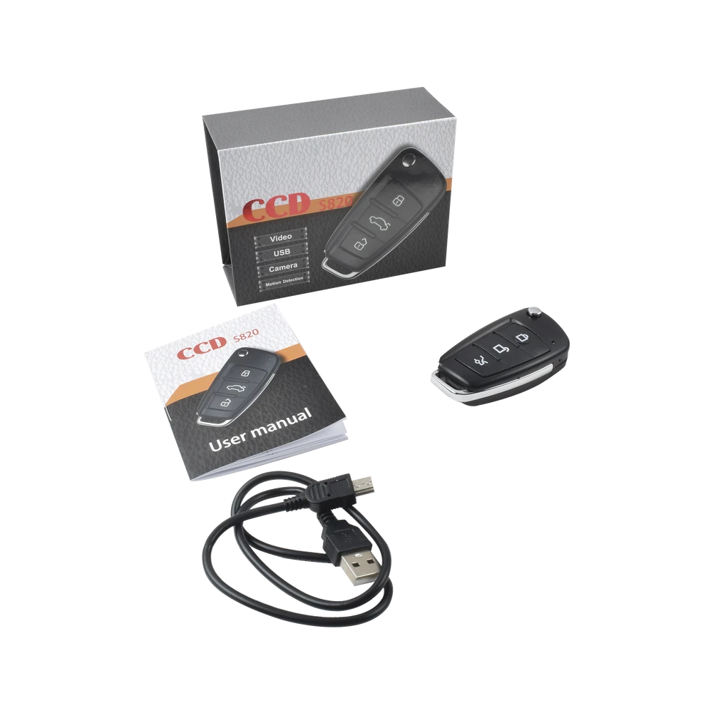 CÁMARA OCULTA EN LLAVE / MEMORIA DE 8GB / GRABACIÓN DE VÍDEO Y AUDIO / SOPORTA GRABACIÓN POR MOVIMIENTO-Accesorios Videovigilancia-SYSCOM-Bsai Seguridad & Controles