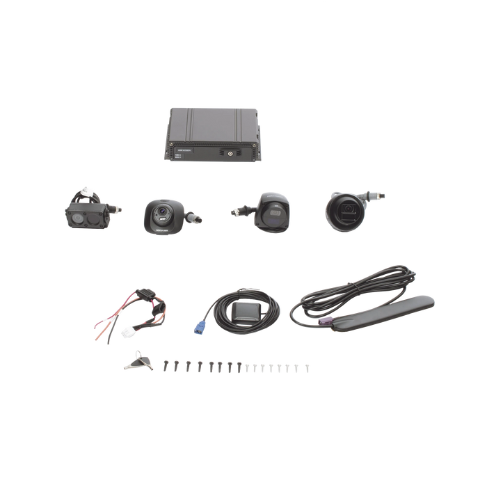 KIT DVR MÓVIL 1080P / INCLUYE 4 CÁMARAS TURBOHD / SOPORTA 4G / GPS / SOPORTA MEMORIA SD-Videograbadoras Móviles y Portátiles-HIKVISION-AE-MD5043-SD/GLF(LITE)(KIT)-Bsai Seguridad & Controles