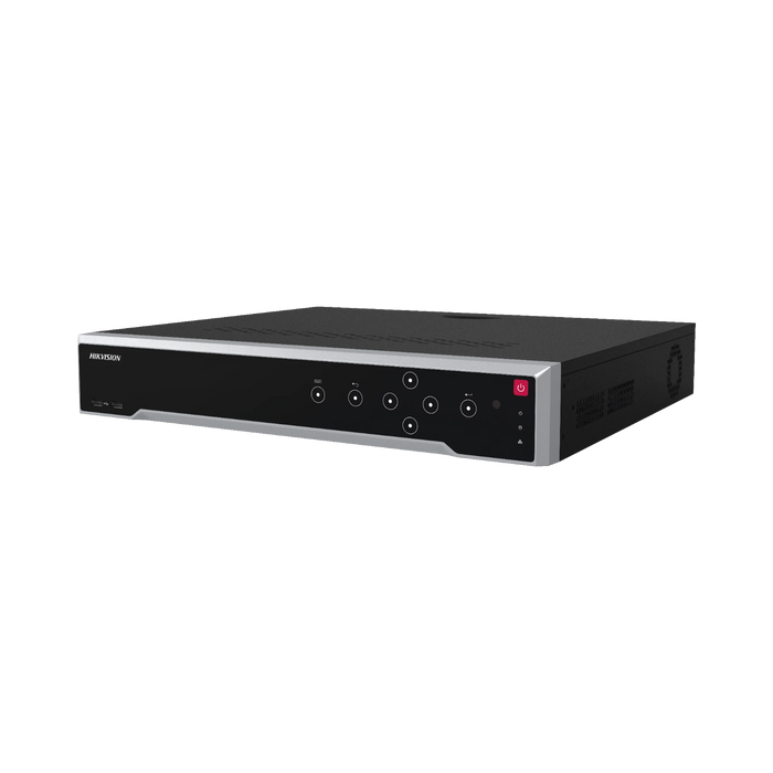 [DOBLE PODER DE DECODIFICACIÓN] NVR 32 MEGAPIXEL (8K) / 16 CANALES IP / 16 PUERTOS POE / SOPORTA CÁMARAS CON ACUSENSE / 4 BAHÍAS DE DISCO DURO / HDMI EN 8K / SOPORTA POS-Cámaras IP y NVRs-HIKVISION-DS-7716NI-M4/16P-Bsai Seguridad & Controles