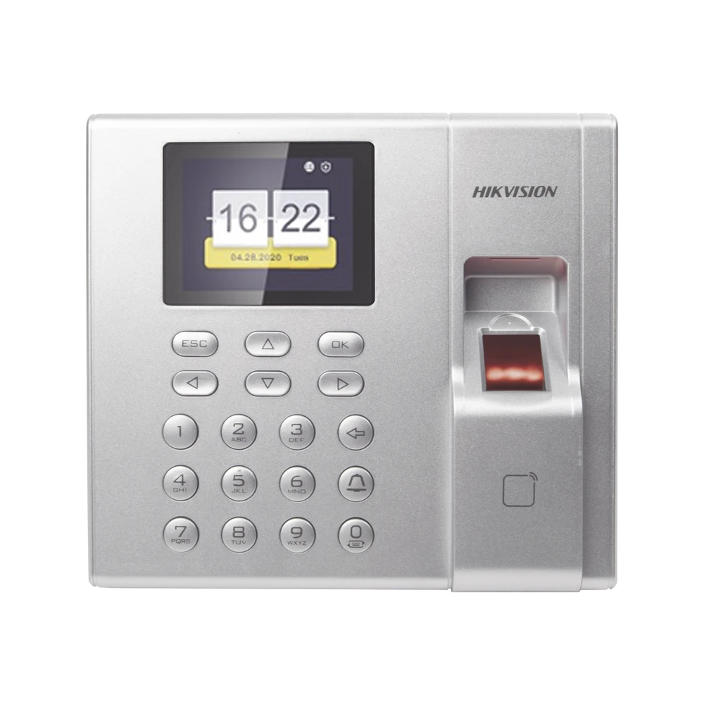 TERMINAL DE CONTROL DE ACCESO COMPATIBLE CON HIK-CONNECT (NUBE) / LECTURA DE HUELLA Y DE TARJETAS EM /SOPORTA HASTA 1000 HUELLAS / RELEVADOR PARA CHAPA / SOPORTA TIEMPO Y ASISTENCIA-Controles de Acceso-HIKVISION-Bsai Seguridad & Controles