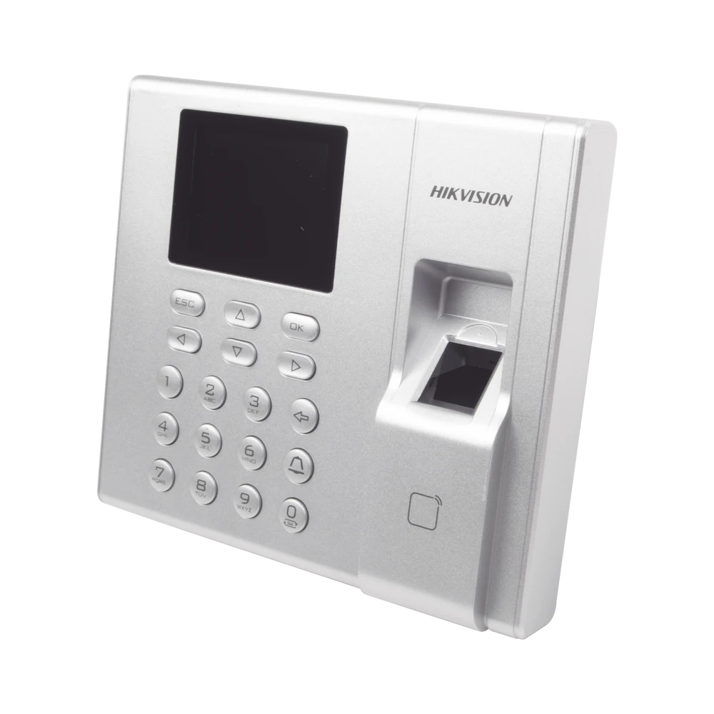 TERMINAL DE CONTROL DE ACCESO COMPATIBLE CON HIK-CONNECT (NUBE) / LECTURA DE HUELLA Y DE TARJETAS EM /SOPORTA HASTA 1000 HUELLAS / RELEVADOR PARA CHAPA / SOPORTA TIEMPO Y ASISTENCIA-Controles de Acceso-HIKVISION-Bsai Seguridad & Controles