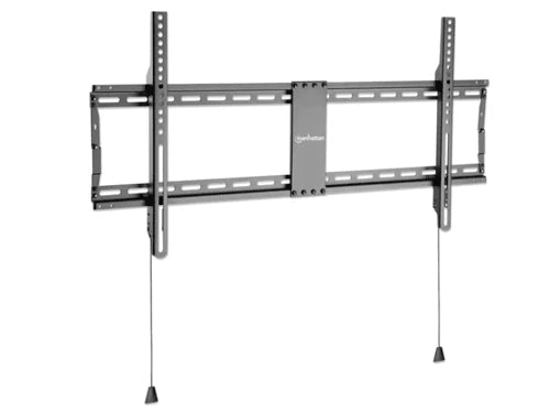 MANHATTAN 461948 - SOPORTE FIJO ULTRADELGADO PARA TV / SOPORTA UN TELEVISOR DE 43" A 100" DE HASTA 70 KG (154 LBS.), SOPORTE FIJO PARA TELEVISOR, DISEÑO ULTRADELGADO, PLEGABLE PARA UN EMBALAJE COMPACTO Y FÁCIL DE TRANSPORTAR, NEGRO-Soportes y Bases-MANHATTAN-Bsai Seguridad & Controles