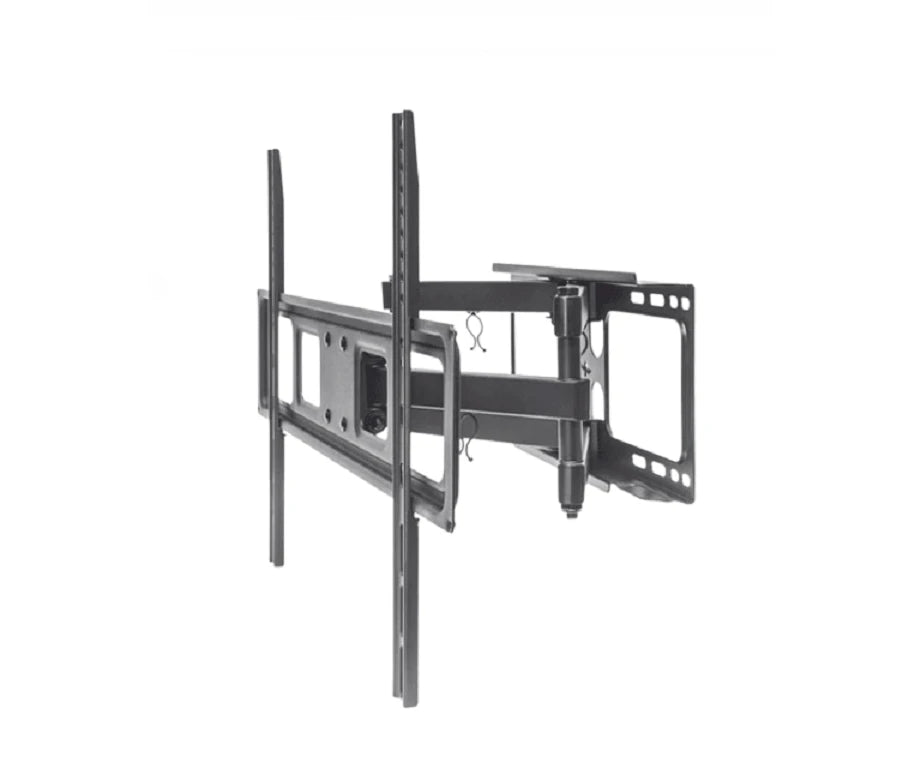 MANHATTAN 461351 SOPORTE UNIVERSAL DE PARED PARA TV, CON MOVIMIENTO COMPLETO, BÁSICO / SOPORTA UNA TV DE PANTALLA PLANA O CURVA DE 37 A 70" DE HASTA 40 KG (88 LBS.); OPCIONES DE AJUSTE DE INCLINACIÓN, GIRO Y NIVEL; NEGRO-Soportes y Bases-MANHATTAN-Bsai Seguridad & Controles