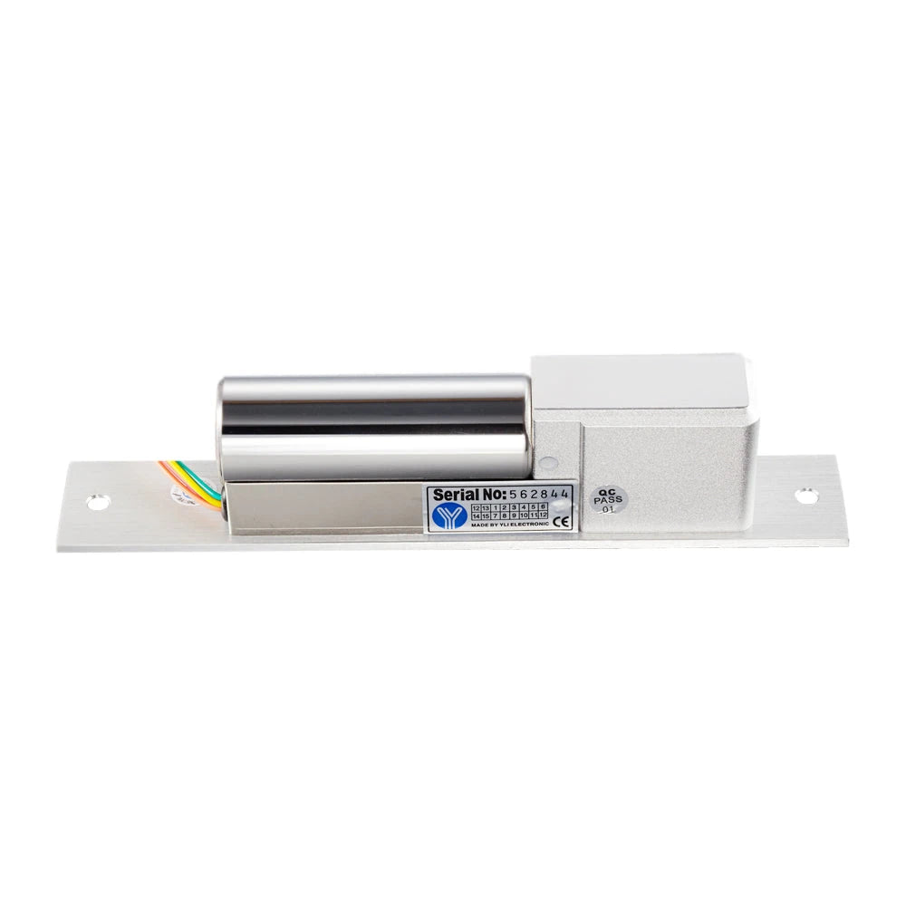 YLI YB300 - CONTRACHAPA ELÉCTRICA DE PERNO PARA CONTROL DE ACCESO / SALIDA NO / RETARDO 3,6 Y 9 SEGUNDOS / VOLTAJE DUAL / SOPORTE DE FIJACIÓN CLAVE 74099-De Perno-YLI ELECTRONIC-Bsai Seguridad & Controles