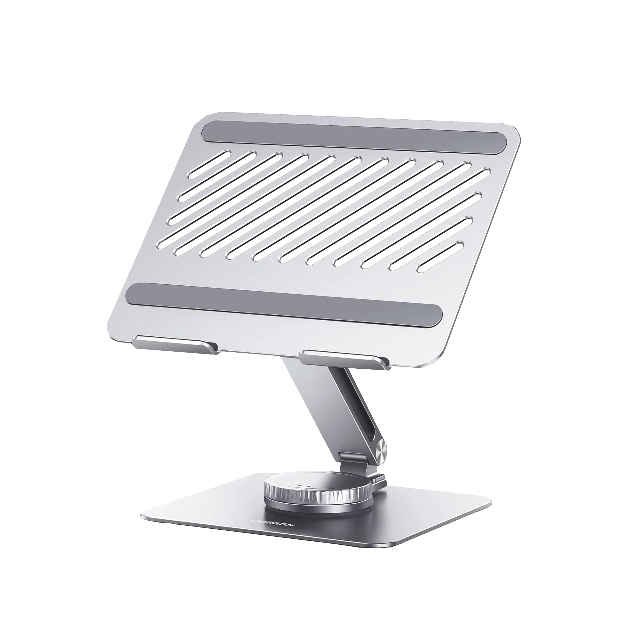 SOPORTE GIRATORIO DE ALUMINIO PARA LAPTOP | GIRATORIO 360° | FUNCIÓN DE BLOQUEO | SOPORTA LAPTOPS DE 10 A 17.3''| CAPACIDAD DE CARGA 5KG | EXCELENTE ESTABILIDAD | DISEÑO ERGONÓMICO | ALTURA Y ANGULO AJUSTABLE | PLEGABLE Y PORT&AMP-Accesorios Generales-UGREEN-90849-Bsai Seguridad & Controles