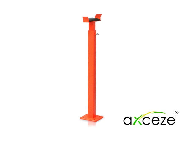SOPORTE METALICO AXCEZE AX-CR24 SOPORTE PARA MASTIL DE BARRERAS VEHICULARES ALTURA AJUSTABLE ENTRE 78 A 100CM FÁCIL MONTAJE-Acceso Vehicular-AXCEZE-Bsai Seguridad & Controles