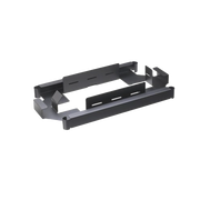 SOPORTE PARA APILAR DE 1 A 4 CHAROLAS DE EMPALME FST24S, COMPATIBLE CON PANELES FMT Y FMD, COLOR NEGRO-Distribuidores de Fibra Optica-PANDUIT-Bsai Seguridad & Controles