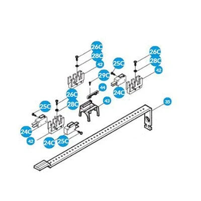 SOSTÉN PARA GRUPO FINAL DE CARRERA - A3024N-Acceso Vehicular-CAME-Bsai Seguridad & Controles