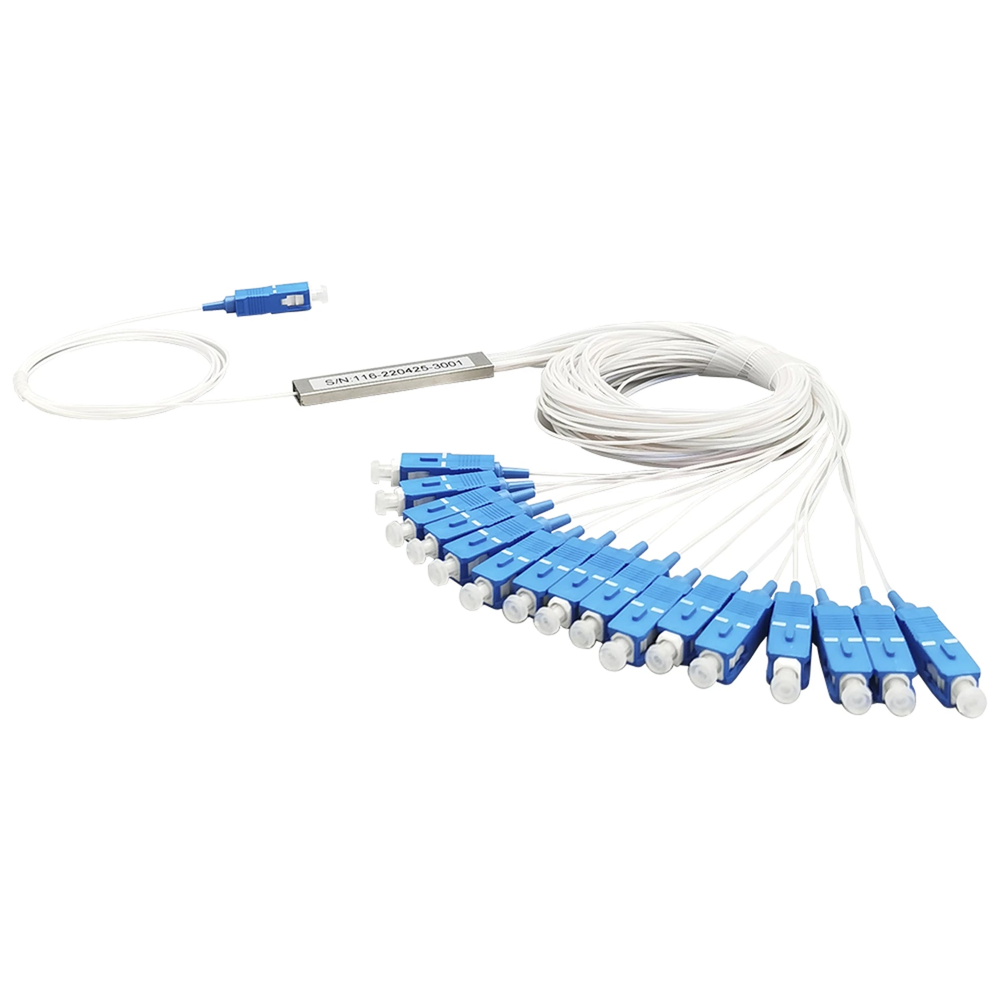 SPLITTER (DIVISOR ÓPTICO) TIPO PLC, DE 1X16, CONECTORES SC/UPC-Redes FTTH/PON-LINKEDPRO BY EPCOM-Bsai Seguridad & Controles