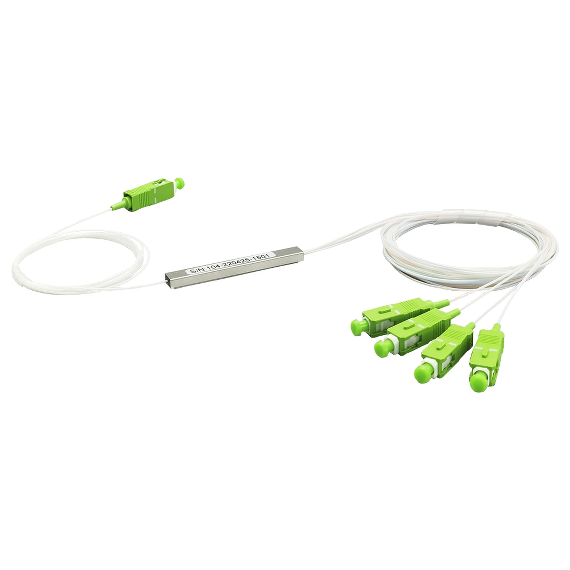 SPLITTER (DIVISOR ÓPTICO) TIPO PLC, DE 1X4, CONECTORES SC/APC-Redes FTTH/PON-LINKEDPRO BY EPCOM-Bsai Seguridad & Controles