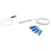 SPLITTER (DIVISOR ÓPTICO) TIPO PLC, DE 1X4, CONECTORES SC/UPC-Redes FTTH/PON-LINKEDPRO BY EPCOM-Bsai Seguridad & Controles