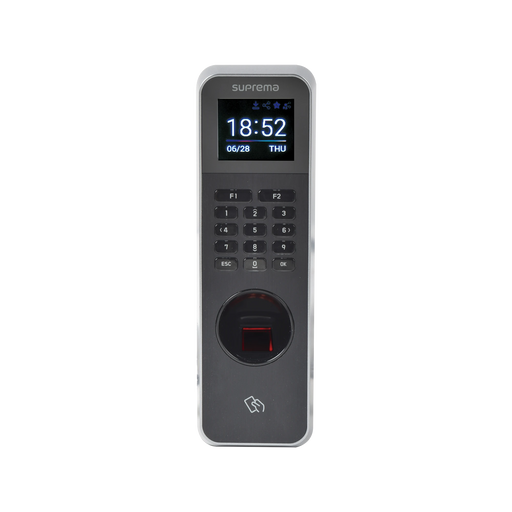 LECTOR DE HUELLA IP67 CON TECLADO Y LECTOR DE TARJETAS RFIDNFC Y (125KHZ EM, HID PROX &13.56MHZ MIFARE, MIFARE PLUS, DESFIRE/EV1, FELICA, ICLASS SE/SR),NFC Y BLUETOOTH, CERTIFICADO FBI PIV-Biometricos-SUPREMA-BLN2PAB-Bsai Seguridad & Controles