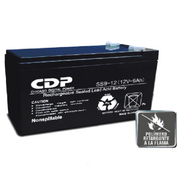 CDP - B-12/9 SLB 12-9 - BATERIA DE RESPALDO / 12V A 9A / LIBRE DE MANTENIMIENTO / FÁCIL INSTALACIÓN / COMPATIBLE CON CCTV Y DSC #PROMOCDP-Reguladores y UPS-CHICAGO DIGITAL POWER-Bsai Seguridad & Controles
