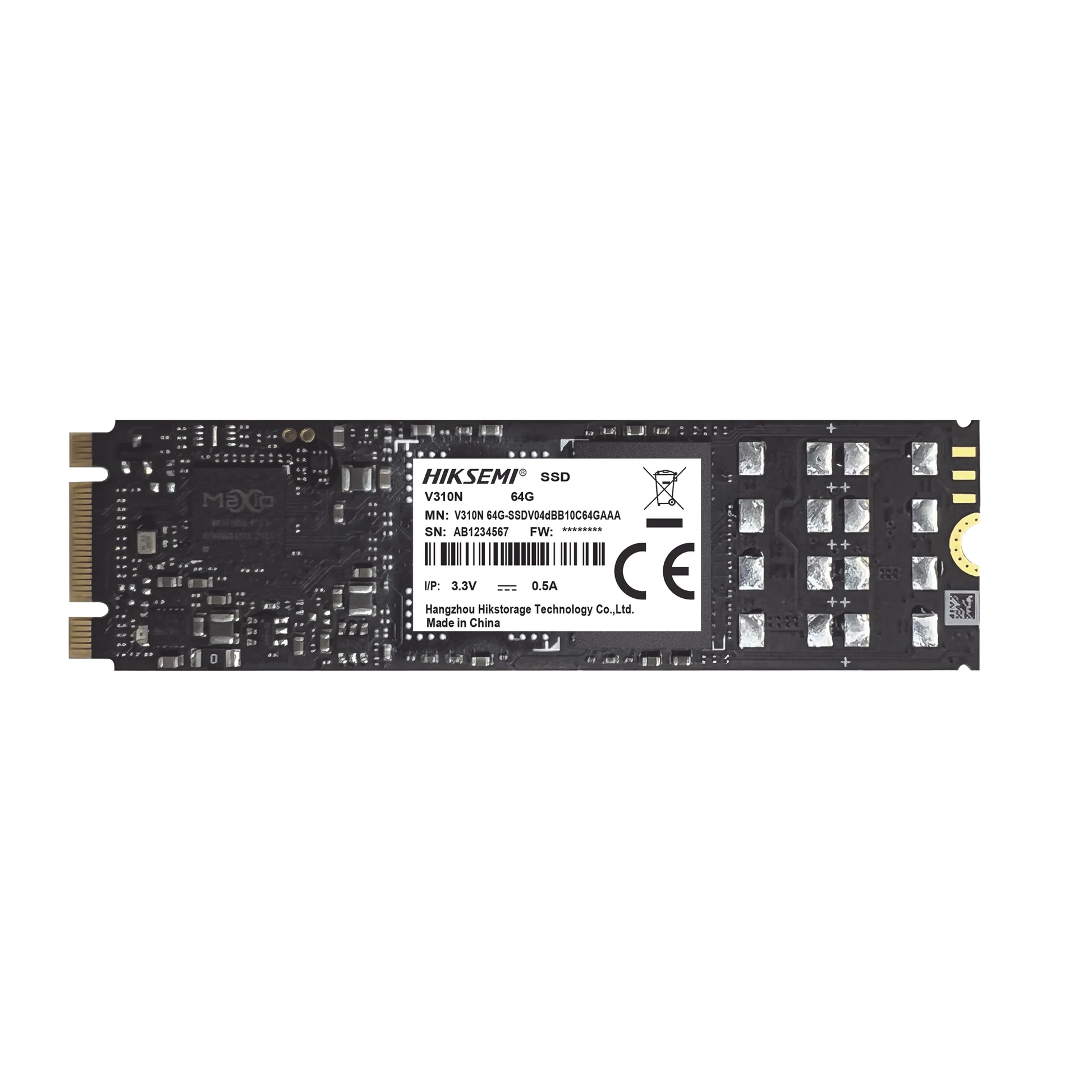 SSD M.2 PARA VIDEOVIGILANCIA MÓVIL / 512 GB / ALTO PERFORMANCE / USO 24/7 / RESISTENTE EN ALTA TEMPERATURAS-Servidores / Almacenamiento-HIKSEMI BY HIKVISION-HS-SSD-V310N/512G-Bsai Seguridad & Controles