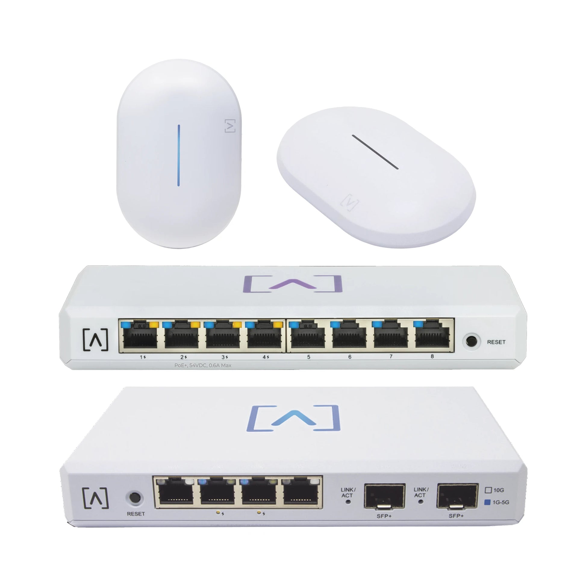 STARTER KIT ALTA LABS: INCLUYE 1 ROUTER (ROUTE10) / 1 SWITCH POE (S8-POE) / 1 PUNTOS DE ACCESO WIFI 6 AP6 / 1 PUNTO DE ACCESO AP6-PRO / BLOQUEO DE CONTENIDO / ADMINISTRACIÓN EN LA NUBE / APP GRATUITA / COMPATIBLE CON LA PLATAFORMA PURPLE-Networking-ALTA LABS-ALTA-STR-KIT-Bsai Seguridad & Controles