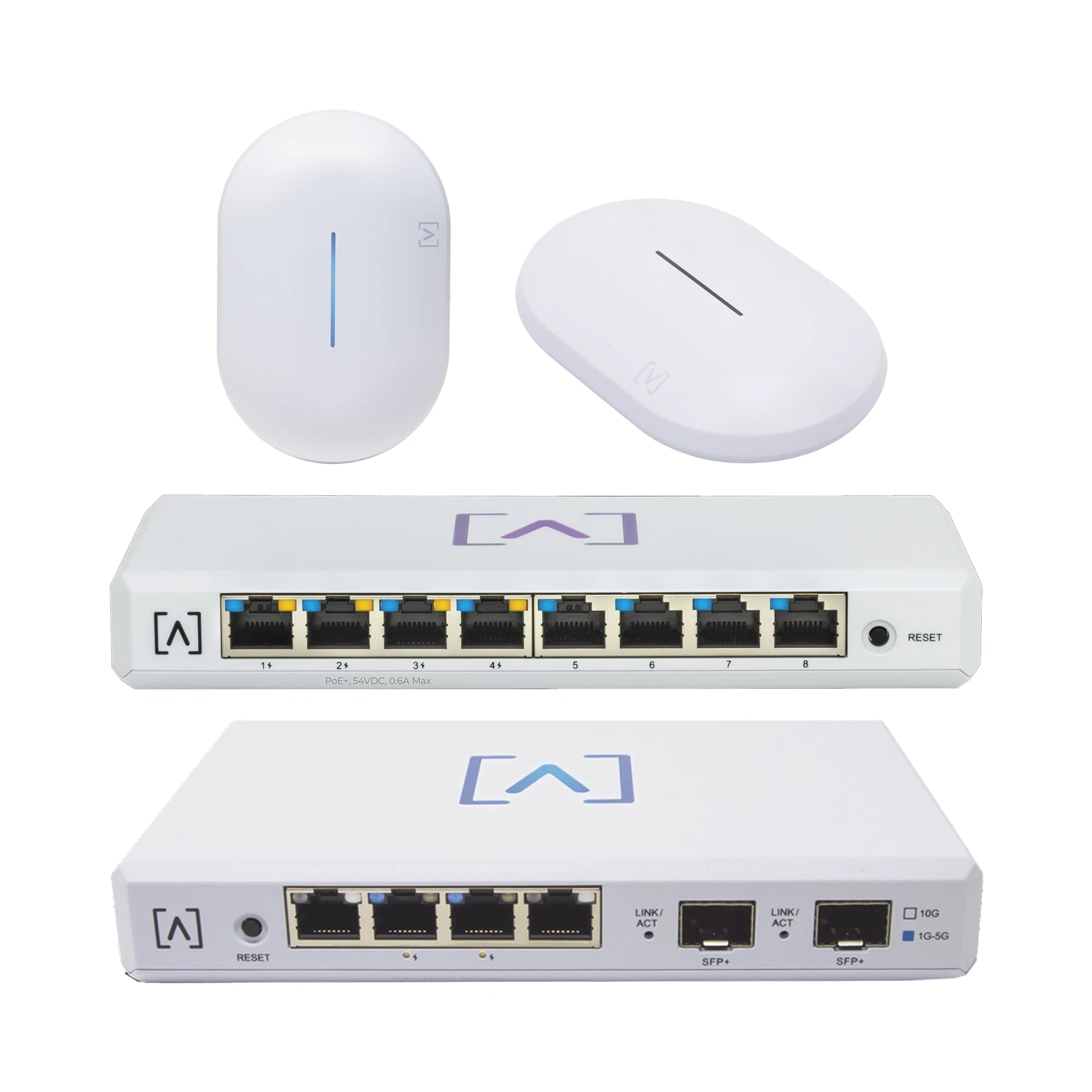 STARTER KIT ALTA LABS: INCLUYE 1 ROUTER (ROUTE10) / 1 SWITCH POE (S8-POE) / 1 PUNTOS DE ACCESO WIFI 6 AP6 / 1 PUNTO DE ACCESO AP6-PRO / BLOQUEO DE CONTENIDO / ADMINISTRACIÓN EN LA NUBE / APP GRATUITA / COMPATIBLE CON LA PLATAFORMA PURPLE-Networking-ALTA LABS-ALTA-STR-KIT-Bsai Seguridad & Controles