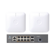STARTER KIT WI-FI EMPRESARIAL DE 2 ACCESS POINT PLE410 Y 1 SWITCH POE EX1010P-Redes WiFi-CAMBIUM NETWORKS-Bsai Seguridad & Controles