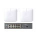 STARTER KIT WI-FI EMPRESARIAL DE 2 ACCESS POINT PLE410 Y 1 SWITCH POE EX1010P-Redes WiFi-CAMBIUM NETWORKS-SKIT-CNPILOT-LE-Bsai Seguridad & Controles