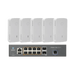 STARTER KIT WI-FI EMPRESARIAL DE 5 ACCESS POINT PLE425 Y 1 SWITCH POE EX2010P-Redes WiFi-CAMBIUM NETWORKS-SKIT-CNPILOT-HO-Bsai Seguridad & Controles