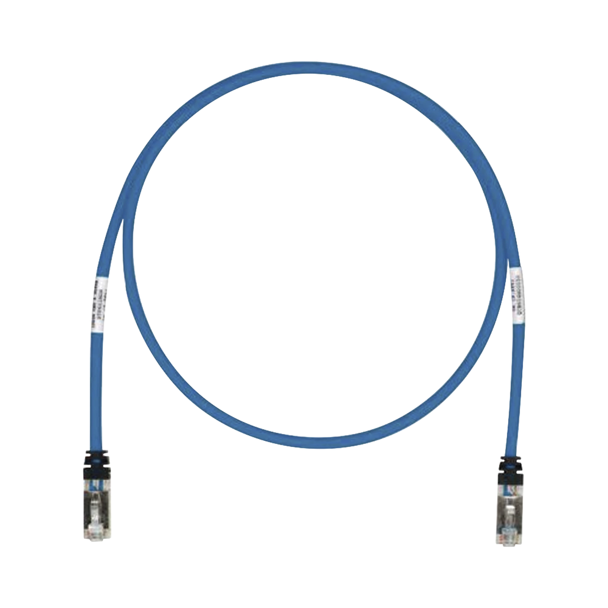 PATCH CORD CAT6A, BLINDADO S/FTP, CM/LS0H, 9.14 METROS (30 PIES), COLOR AZUL