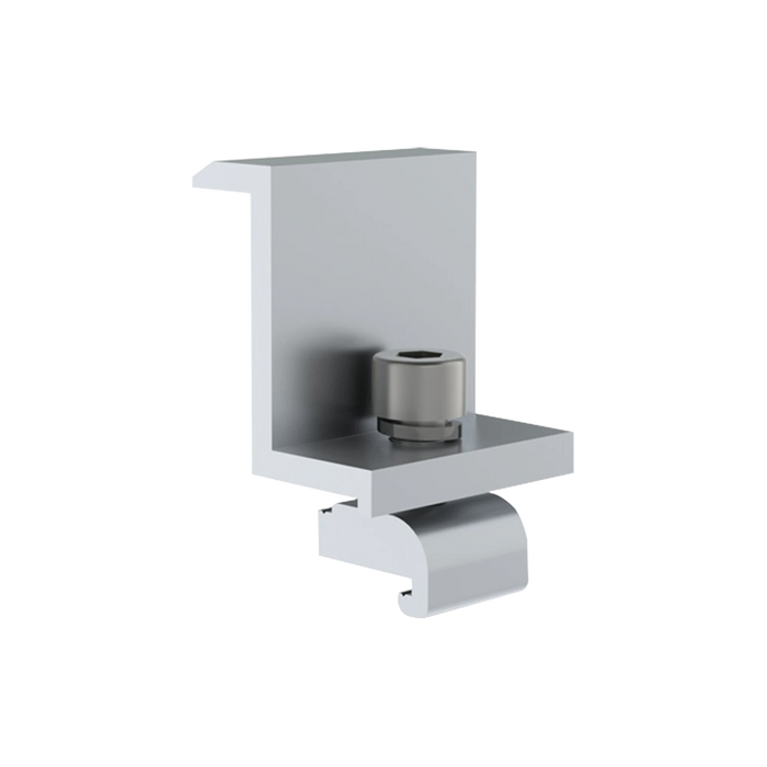 SUJETADOR FINAL 30 MM PARA MONTAJE DE PANELES SOLARES EN RIEL7-Montajes para Paneles-EPCOM POWERLINE-EPL-ECG2-30R-Bsai Seguridad & Controles