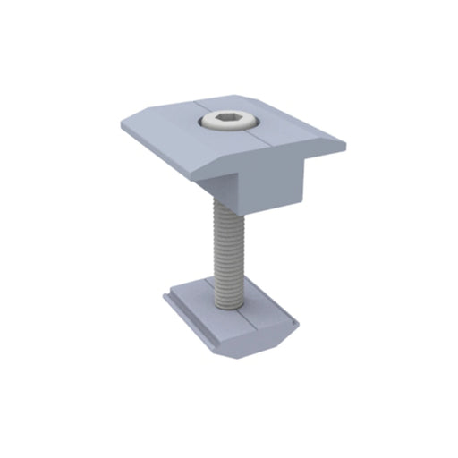 SUJETADOR INTERMEDIO 35 MM PARA MONTAJE DE PANELES SOLARES EN RIEL 5 Y 8-Energía Solar y Eólica-EPCOM POWERLINE-EPL-MCN2-35R-Bsai Seguridad & Controles