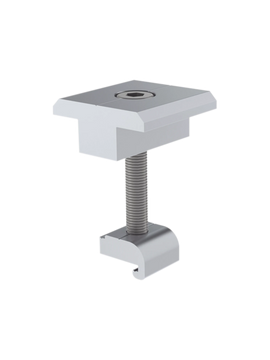 SUJETADOR INTERMEDIO PARA PANEL SOLAR / 35 MM / ALUMINIO ANODIZADO Y ACERO INOXIDABLE / COMPATIBLE RIEL 3 Y 7 / TORQUE 11 N·M [EPL-MCG2-35R]