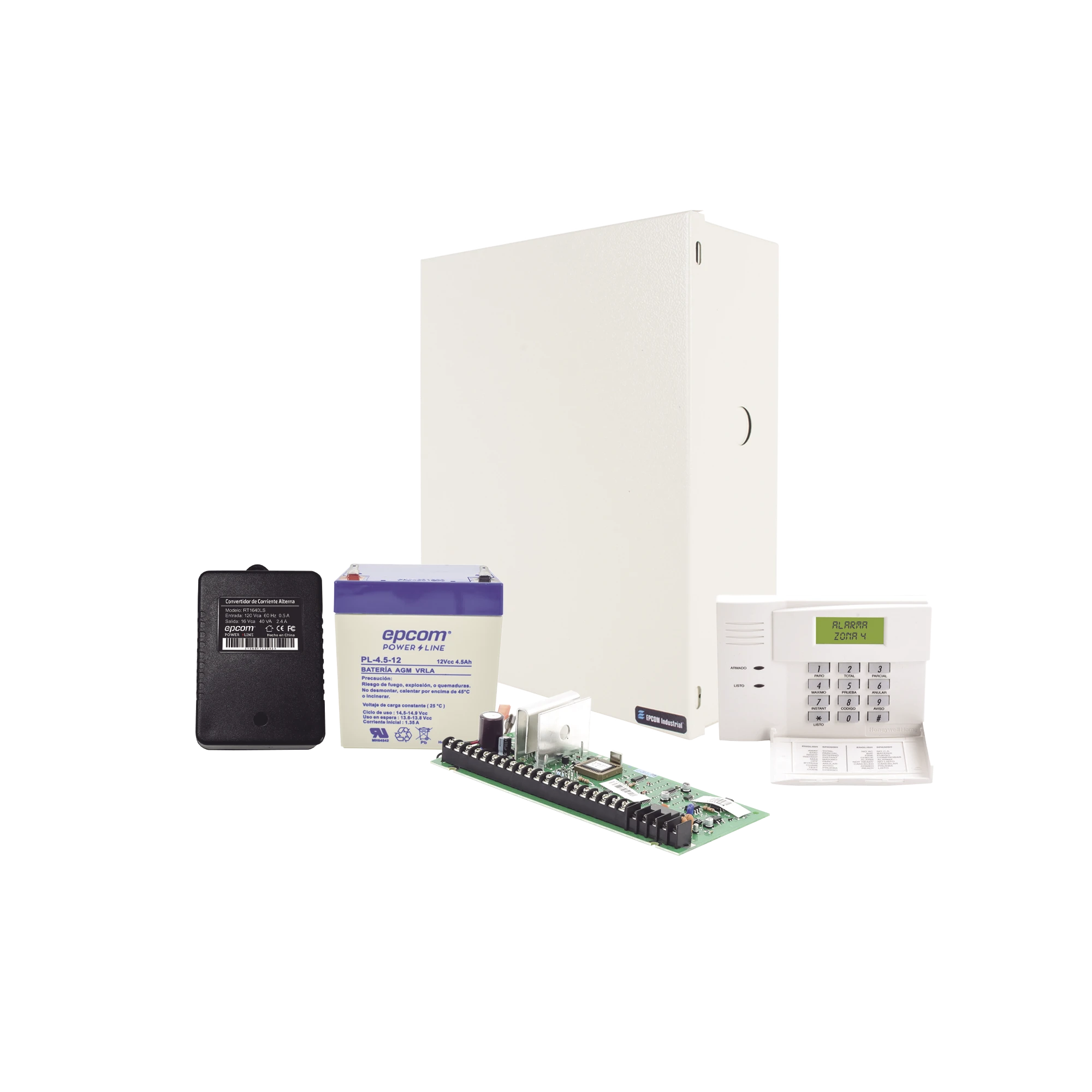 SUPER KIT DE PANEL VISTA48LA CON TECLADO 6148SP Y TRANSFORMADOR-Total Connect Honeywell-HONEYWELL HOME RESIDEO-Bsai Seguridad & Controles