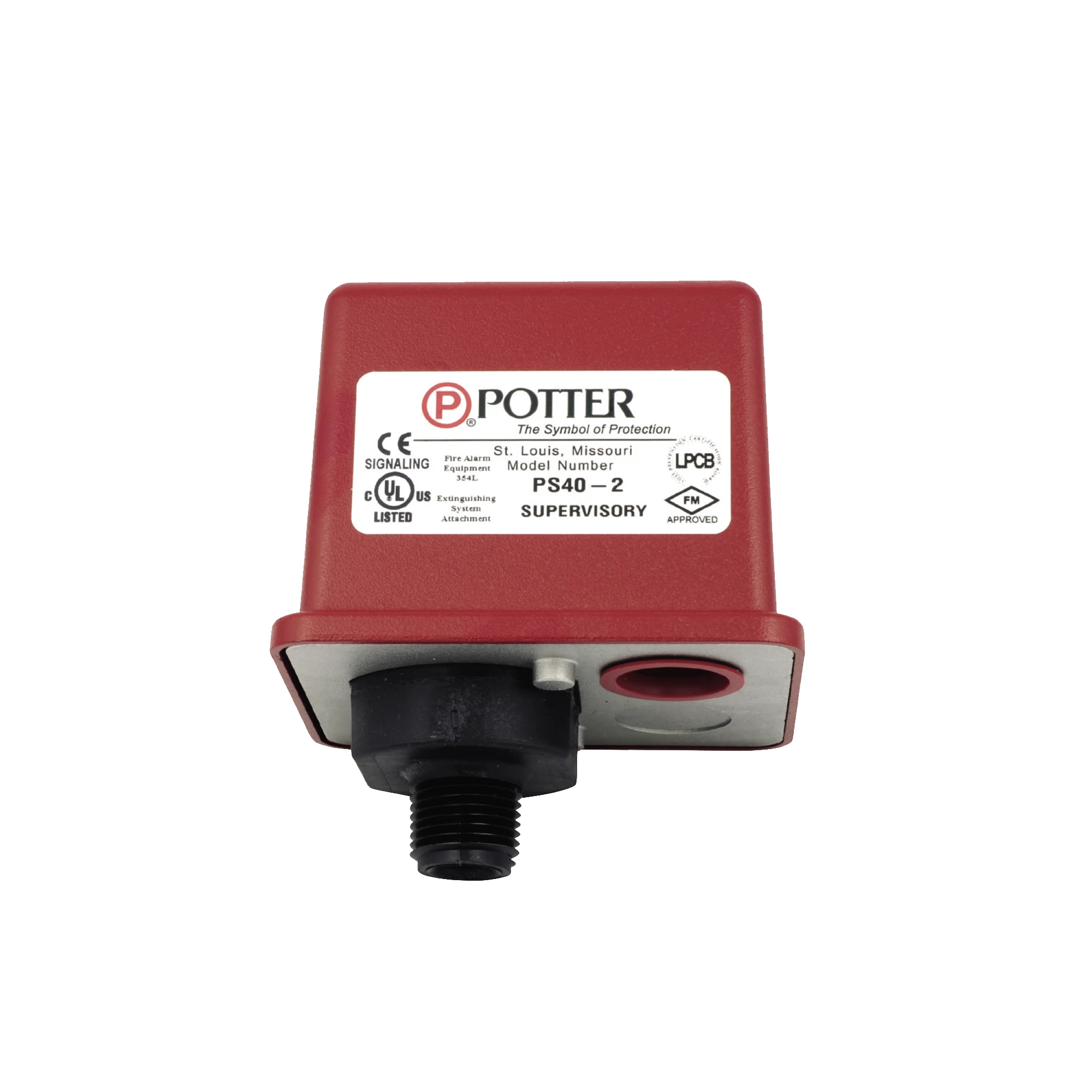 SUPERVISOR DE DOBLE SWITCH DE ALTA Y BAJA PRESION SPDT ?10-60 PSI-Dispositivos Convencionales-POTTER-Bsai Seguridad & Controles