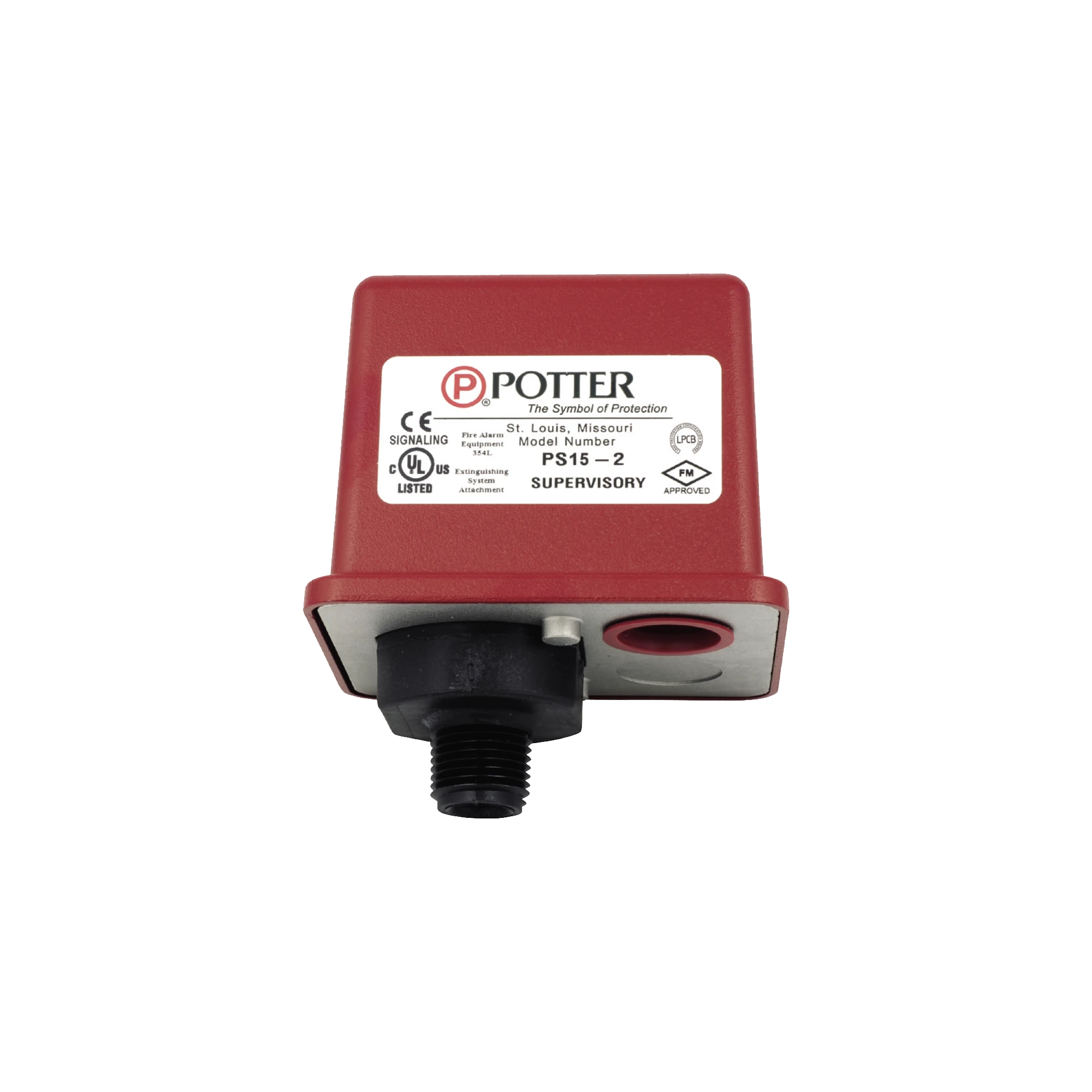 SUPERVISOR DE PRESIÓN DE DOS CONTACTOS SPDT ?AJUSTBLE 10 A 60 PSI-Dispositivos Convencionales-POTTER-Bsai Seguridad & Controles