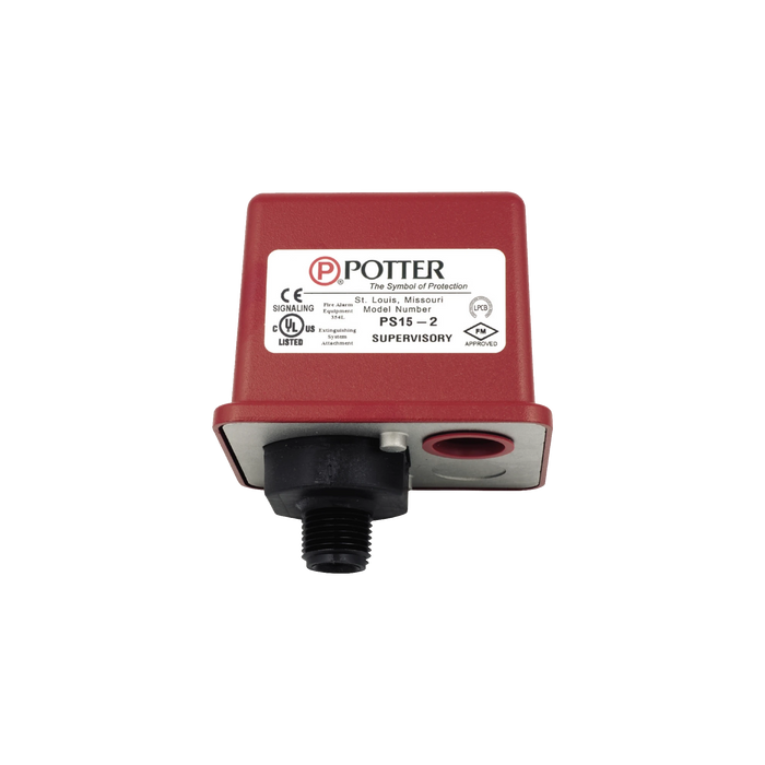 SUPERVISOR DE PRESIÓN DE DOS CONTACTOS SPDT ?AJUSTBLE 10 A 60 PSI-Dispositivos Convencionales-POTTER-PS252-Bsai Seguridad & Controles