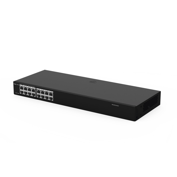 SWITCH ADMINISTRABLE 16 PUERTOS GIGABIT, GESTIÓN GRATUITA DESDE LA NUBE-Networking-RUIJIE-RG-ES216GC-Bsai Seguridad & Controles