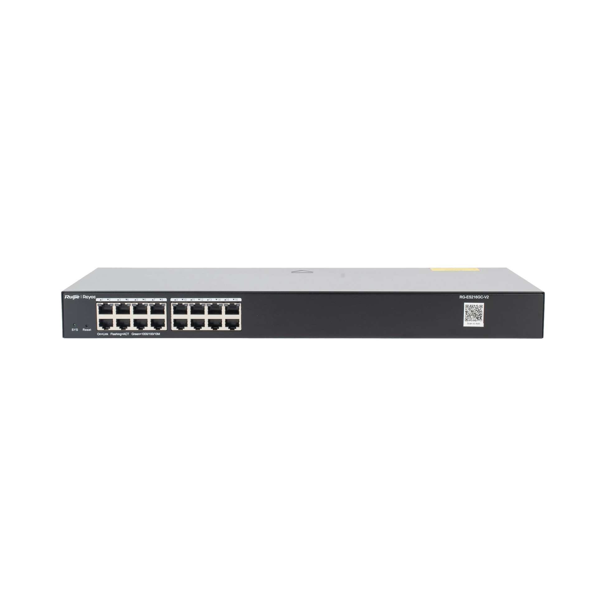 SWITCH ADMINISTRABLE 16 PUERTOS GIGABIT, GESTIÓN GRATUITA DESDE LA NUBE-Networking-RUIJIE-RG-ES216GC-V2-Bsai Seguridad & Controles