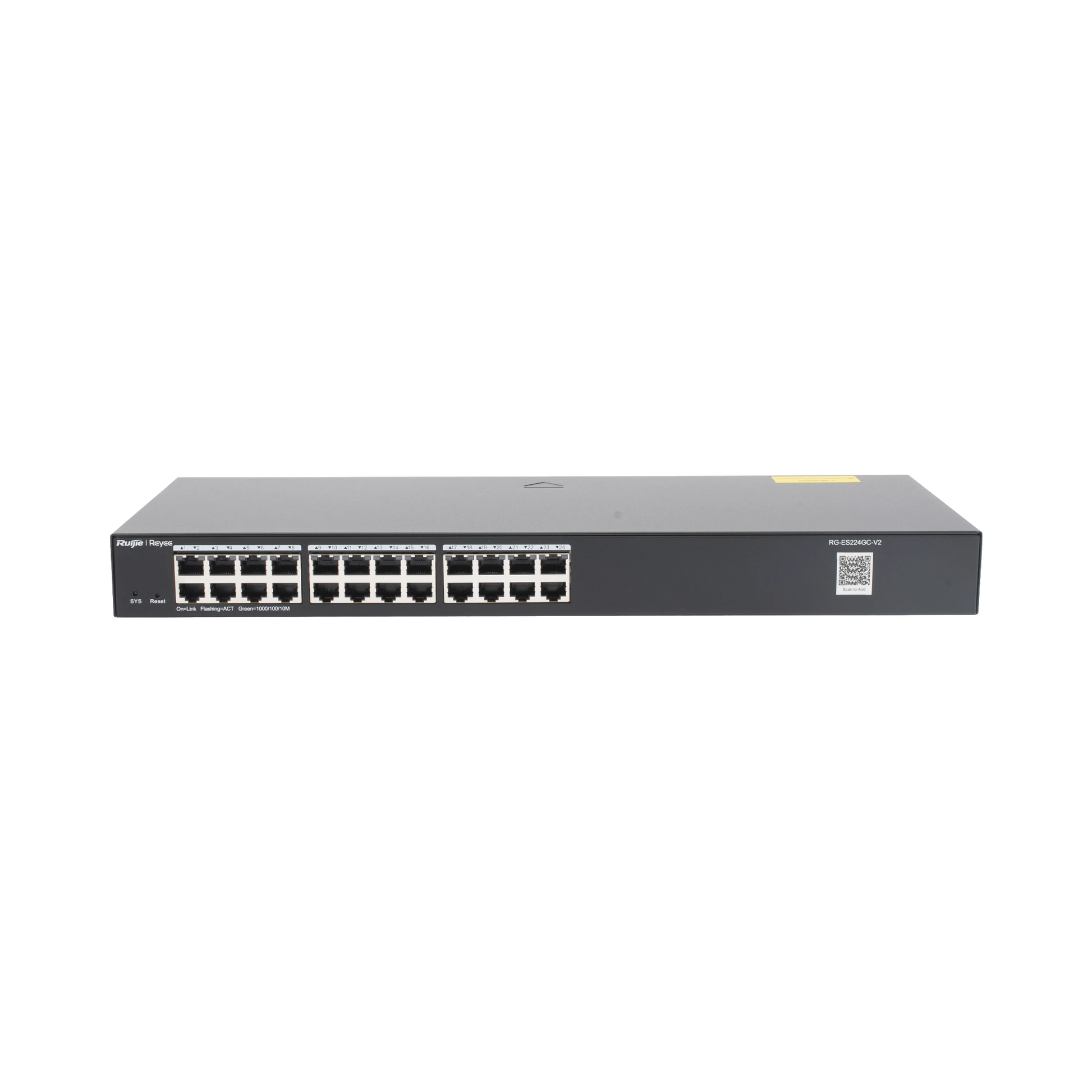 SWITCH ADMINISTRABLE 24 PUERTOS GIGABIT, GESTIÓN GRATUITA DESDE LA NUBE.-Networking-RUIJIE-Bsai Seguridad & Controles