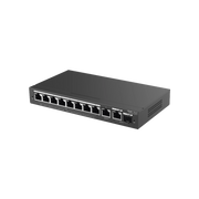 SWITCH ADMINISTRABLE CON 8 PUERTOS GIGABIT POE, 2 UPLINKS GIGABIT (1 SFP), GESTIÓN GRATUITA DESDE LA NUBE-Networking-RUIJIE-Bsai Seguridad & Controles