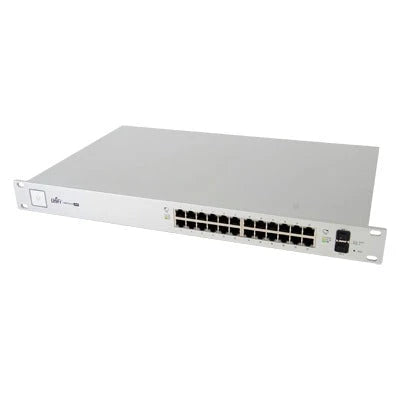 SWITCH ADMINISTRABLE UNIFI DE 24 PUERTOS, 250 WATTS-PoE de Largo Alcance-UBIQUITI-Bsai Seguridad & Controles