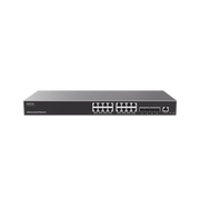 SWITCH CAPA 3 POE+ ADMINISTRABLE / 16 PUERTOS 10/100/1000 MBPS + 4 PUERTOS SFP+ DE 10 GIGABITS / HASTA 240W / COMPATIBLE CON GWN CLOUD.-Networking-GRANDSTREAM-GWN7812P-Bsai Seguridad & Controles