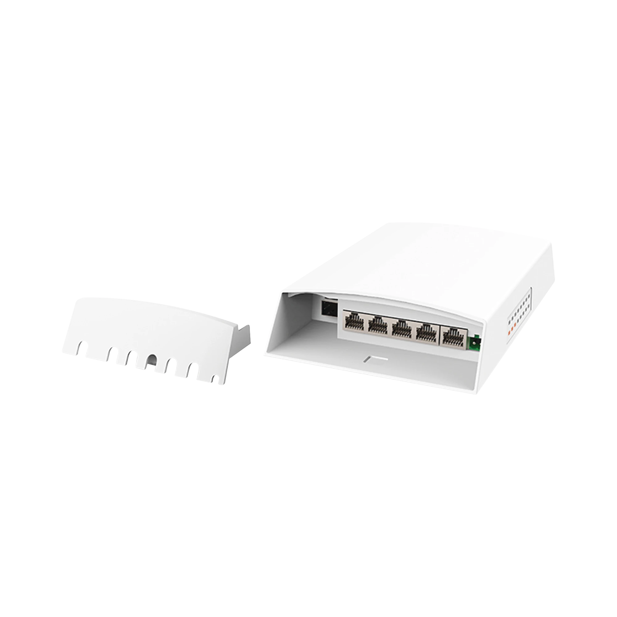 SWITCH CCTV POE PARA EXTERIOR / NO ADMINISTRABLE / POE ENTRADA 802.3 BT / 1 PUERTO POE SALIDA 24V PASIVO / 3 PUERTOS POE 802.3 AF / IDEAL PARA APLICACIONES CCTV CON ENLACES INALÁMBRICOS-Networking-WI-TEK-Bsai Seguridad & Controles